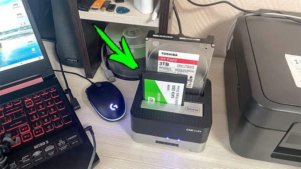 Док-станция для HDD и SDD 2.5 и 3,5 дюймовых