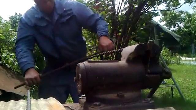 Как завить металлический пруток на холодную смотреть онлайн