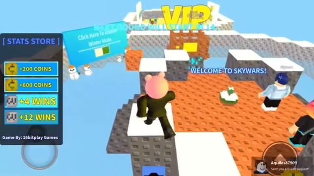 Getting better on iPad ROBLOX SKYWARS Ep. 4 смотреть онлайн