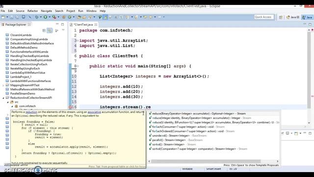 Java 8 Stream Reduction and Collecting operations | Streams in Java 8: Reduce vs. Collect смотреть онлайн