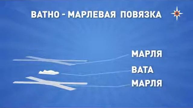 Ватно марлевая повязка | Гражданская оборона на работе и в жизни смотреть онлайн
