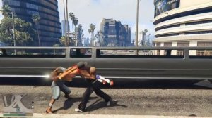 GTA 5 Mods : Grab & Throw Peds - ХВАТАЙ И БРОСАЙ