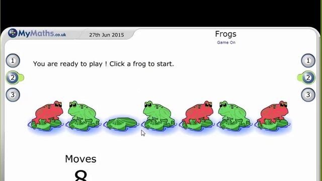 Frog Jumping Puzzle Solution смотреть онлайн