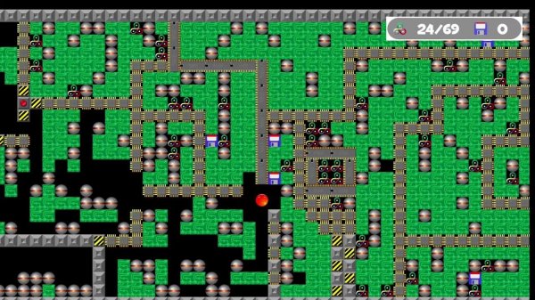 Supaplex (level 23): BOMB TIME / Супаплекс (уровень 23)