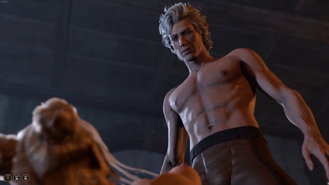 Baldur's Gate 3 Astarion romance scene (true vampire) смотреть онлайн