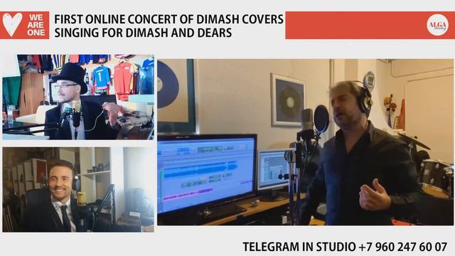 Sunday live unplugged - Dimash’s covers with Fabio Casale [SUB] смотреть онлайн