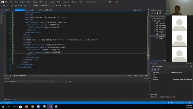 [XML] Ôn tập bài kiểm tra số 1 (xsd,xml,xslt) - Phần 3 смотреть онлайн