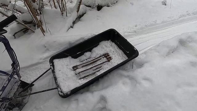 Как я зимой печку с кирпичами для лесной бани возил смотреть онлайн