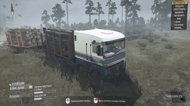 Renault Magnum 8x8 Spintires: MudRunner смотреть онлайн