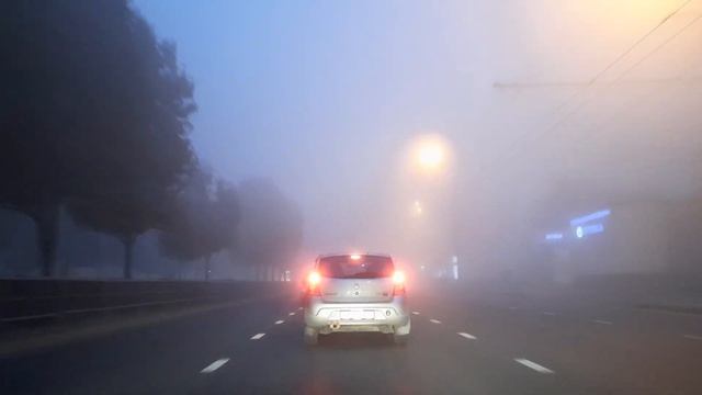 Густой туман накрыл Краснодар смотреть онлайн