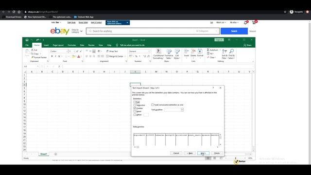 Import CSV row as COLUMN in Excel. e.g. eBay BLOCKED BUYERS смотреть онлайн