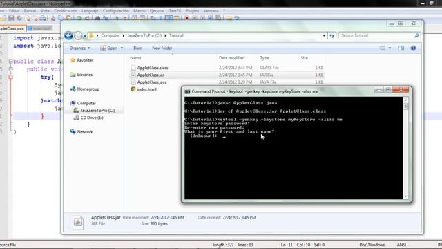 How to create and sign a jar file смотреть онлайн