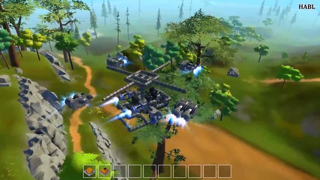 Стабильный Вертолет. Модель 2. Летаем где хотим. Scrap Mechanic смотреть онлайн