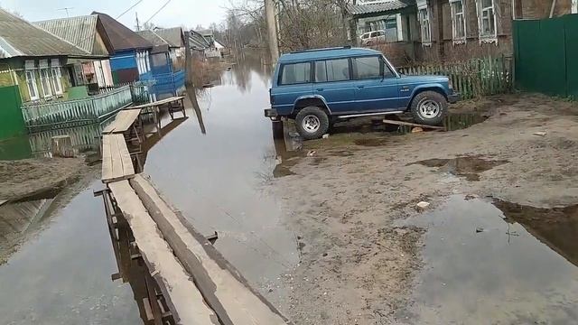 Брянские робинзоны наводнение отрезало Самару Радицу от электрички!! смотреть онлайн