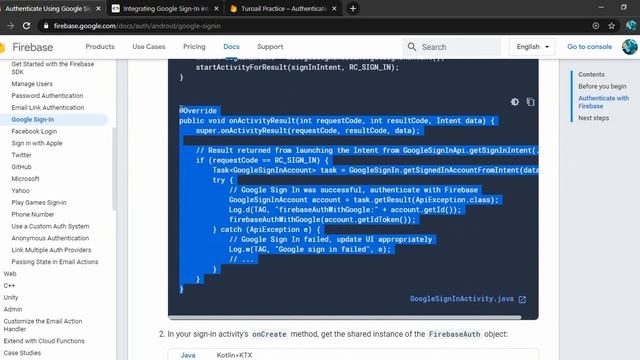 Firebase Authentication Google Sign In(Explained) || Android Studio With Source Code|| смотреть онлайн