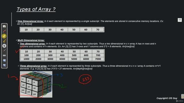 23. S03-L02 : Types of Array смотреть онлайн