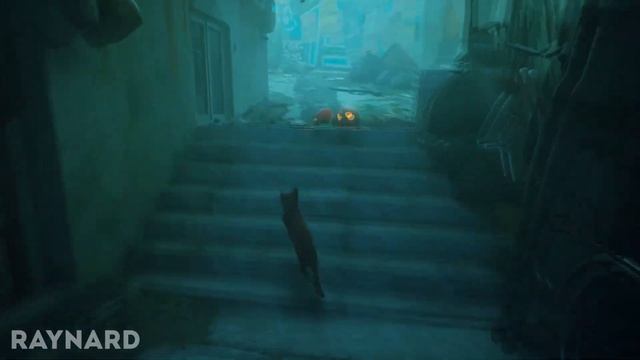 Stray | Достижение Кота не догонишь | Как пройти погоню от зурков Глава 2 смотреть онлайн