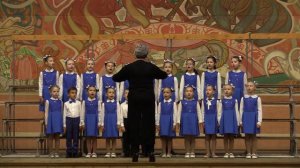 "Смешной человечек". Муз А. Журбина, сл. П. Синявского. Исполняет младший хор, МХС "Радуга".