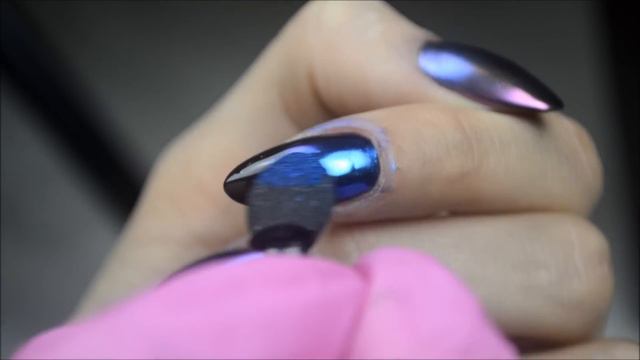 Metal Manix Chameleon :: Ombre Blue Devil&Alien :: Indigo Nails смотреть онлайн