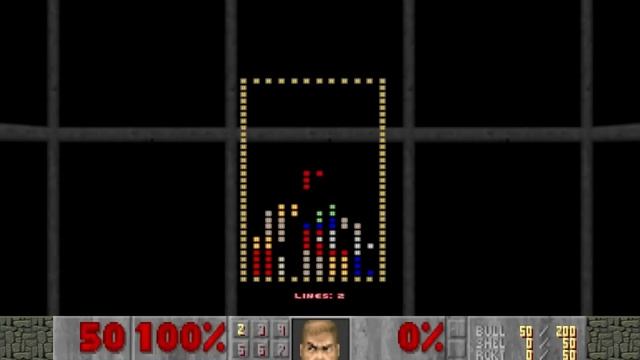 Tetris in doom смотреть онлайн