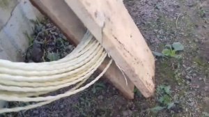 Как легко размотать пластиковую арматуру.