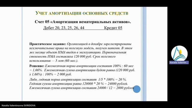 Бухгалтерский учет. Видео 11. Учет нематериальных активов (НМА) смотреть онлайн