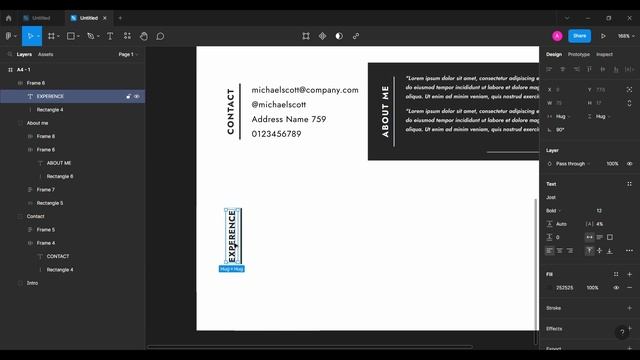 How to make Resume in Figma for beginners Tutorial смотреть онлайн