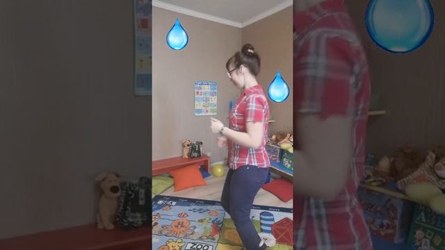 Речевые и подвижные игры для детей раннего возраста. Лепка "Дождик" смотреть онлайн