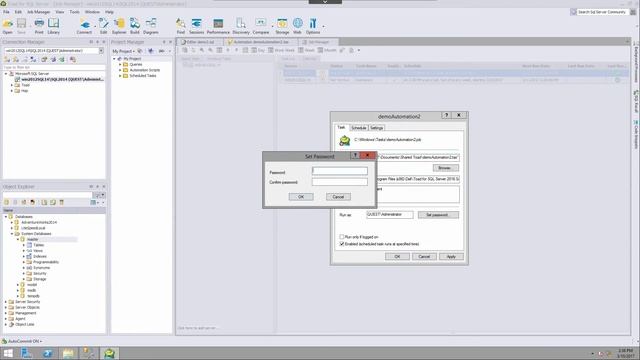 Automation basics in Toad for SQL Server (Part 2) смотреть онлайн
