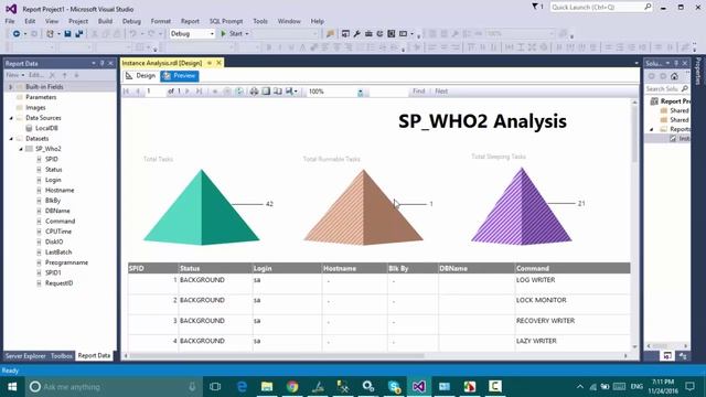 SQL Server Management Studio - Custom Reports смотреть онлайн
