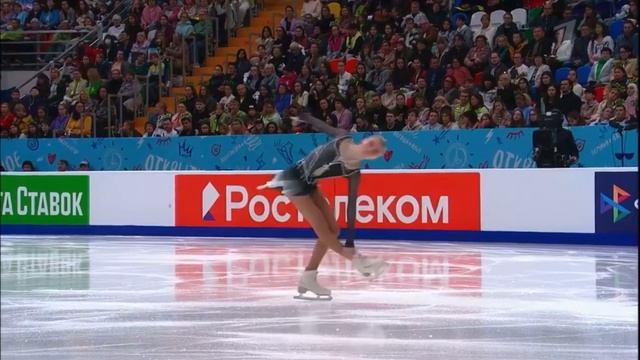 Софья Муравьёва Контрольные прокаты 2023 года, короткая программа. смотреть онлайн