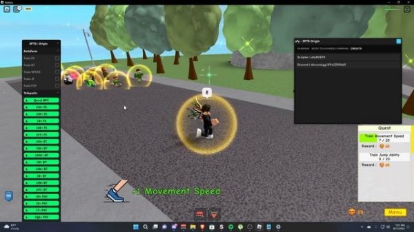 [NEW] ROBLOX SPTS : Origin Script GUI | Auto Farm & Auto Train | God & More | *PASTEBIN 2022*