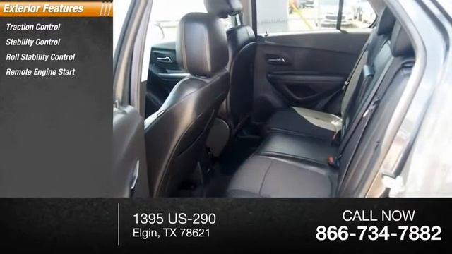 2018 Chevrolet Trax Elgin TX JB722015 смотреть онлайн