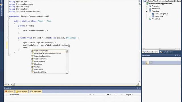 20 Open File Dialog Kullanımı смотреть онлайн