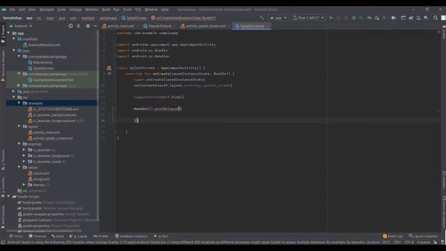 Adding Splash Screen to Android app in Kotlin | Android Studio | Kotlin смотреть онлайн