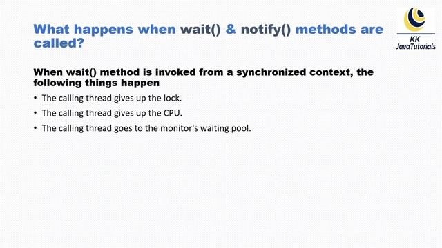 What happens when wait & notify method are called ? || Java Concurrency Interview Question смотреть онлайн