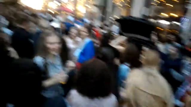 Фифа 2018, гуляния на Никольской. смотреть онлайн