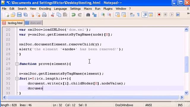 13 XML DOM Remove (Section 4 - XML) смотреть онлайн
