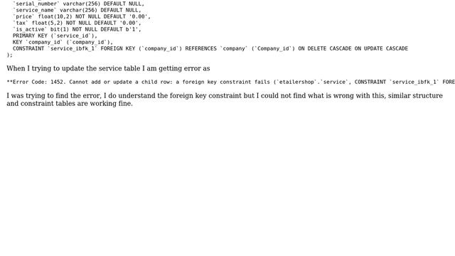 Databases: MySQL foreign key error (2 Solutions!!) смотреть онлайн