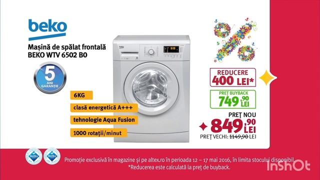 BEKO WTV 6502 BO смотреть онлайн