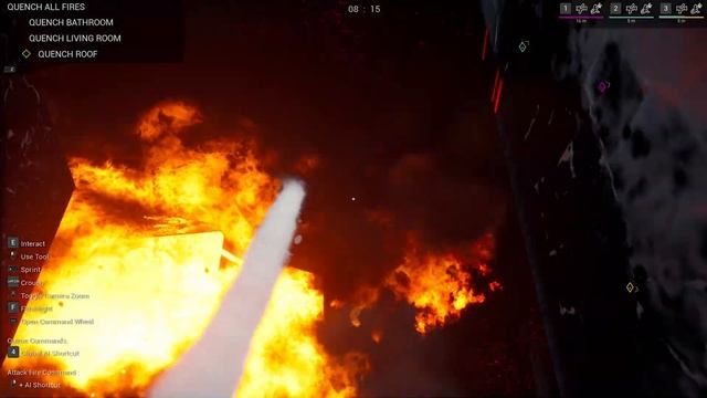 Firefighting Simulator The Squad #3 - Unstable Roof, No Not The HOTDOGS! смотреть онлайн
