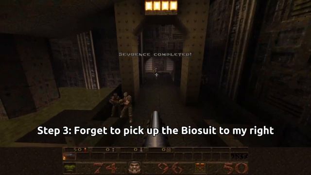 Quake - Slipgate Pacifist Achievement (E1M1 Nightmare Pacifist Guide) смотреть онлайн