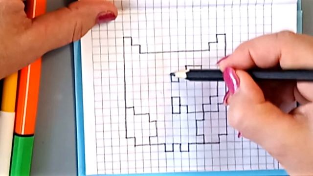 Как нарисовать совушку по клеточкам/Ягунова Инна смотреть онлайн