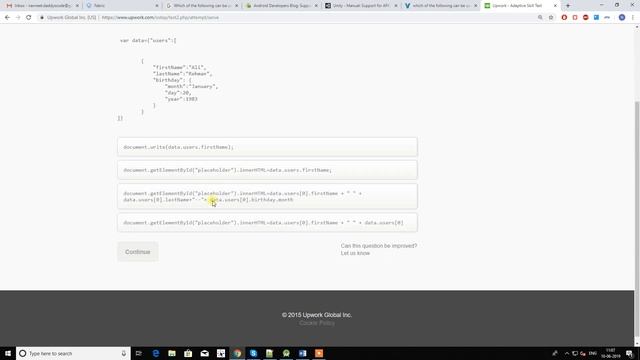 up work JavaScript exam (4.85 out of 5) смотреть онлайн