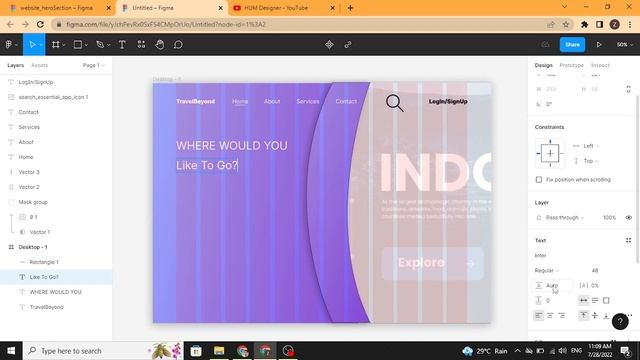 Hero Section In Figma - UI/UX design tutorial Figma tutorial in urdu - Class 8 #figmaherosection смотреть онлайн