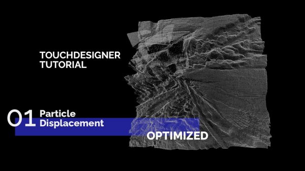 Touchdesigner Tutorial: Particle Displacement based on Music and Video (optimized version)
