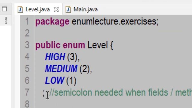 Java ENUM Hands on demo смотреть онлайн