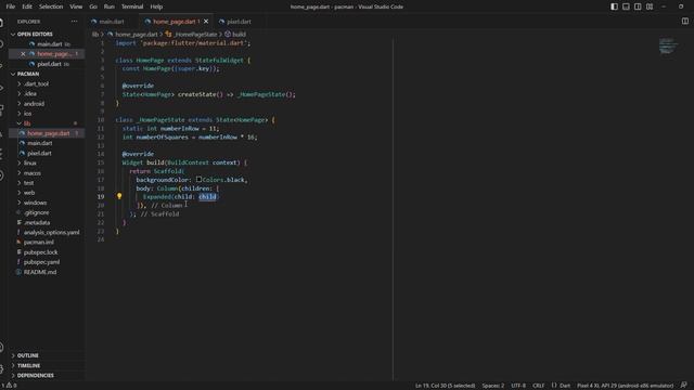 Flutter Game - Pacman. Barriers смотреть онлайн