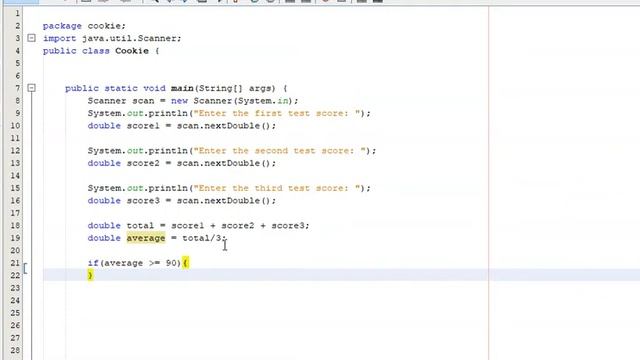 Java - Test Scores And Grade смотреть онлайн