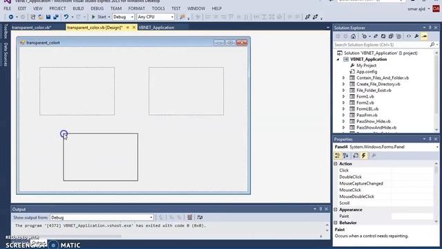 VB.NET - How To Make Transparent Color In Visual Basic.Net [ with Source code ] смотреть онлайн